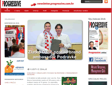 Tablet Screenshot of progressive.com.hr
