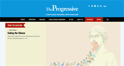 Desktop Screenshot of progressive.org