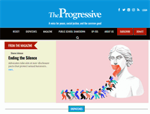 Tablet Screenshot of progressive.org